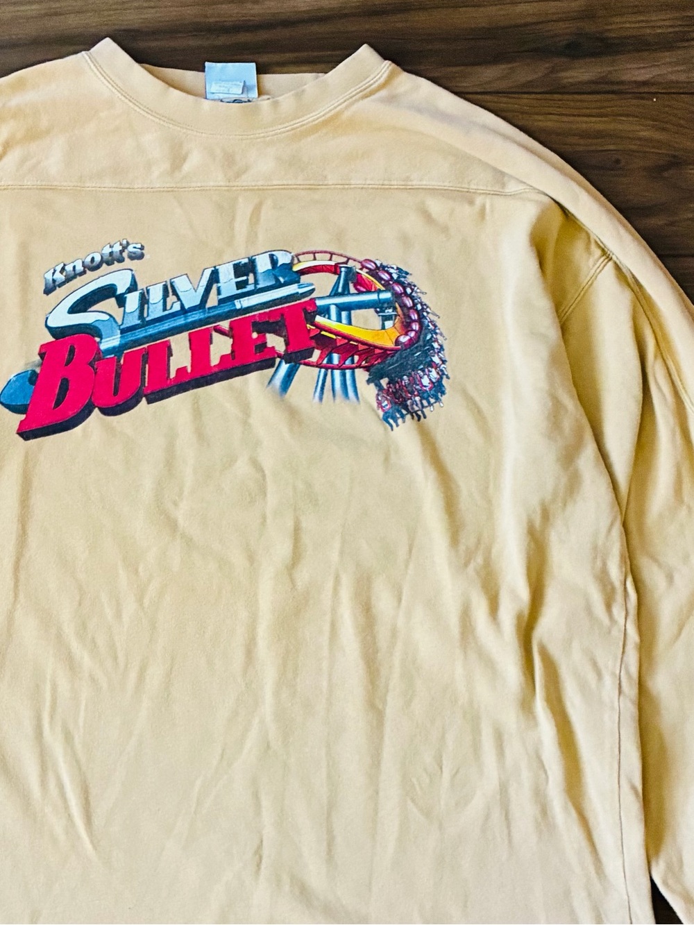 Rare Vintage Knott’s California Silver Bullet Mens Promotional Sweater